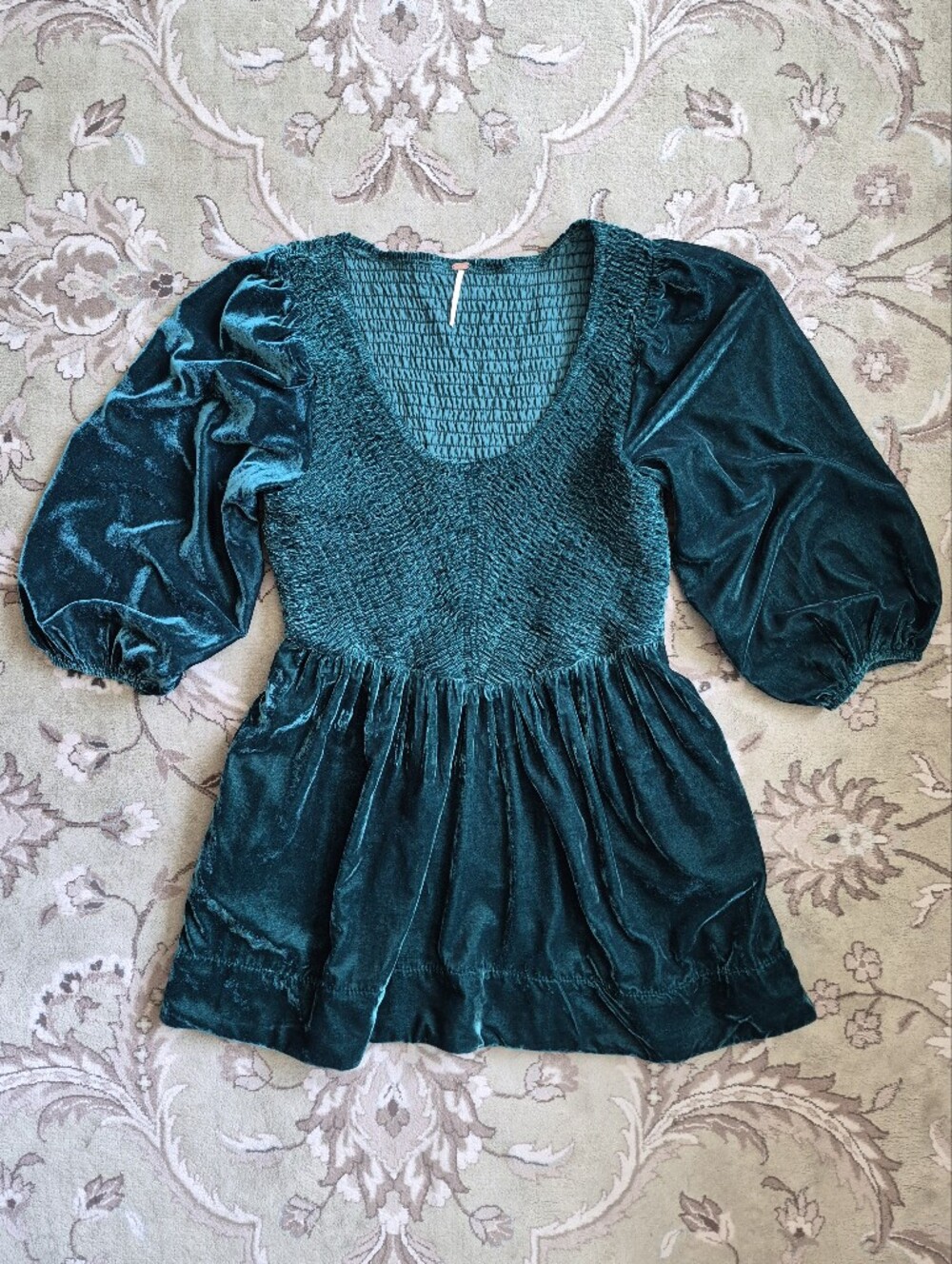 Free People Farrier Velvel Mini Dress - M